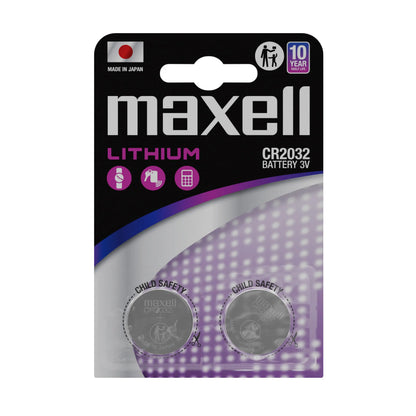 For CR2032 3V Lithium Coin Battery Made in Japan Primary Button Cell for Remote Control Flashlight Toys Consumer Electronics